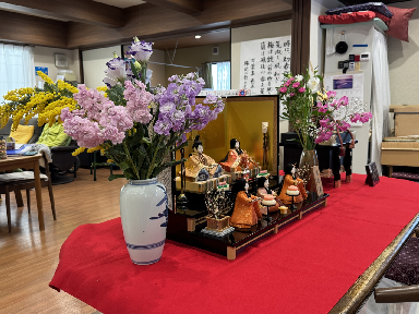 「お雛様を飾った」　　　よっしいブログ